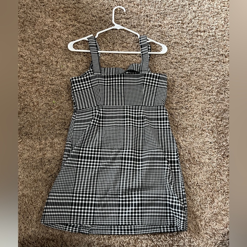 Black and White Mini Dress